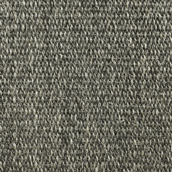 Charcoal/Black/Dark Grey Sisal Carpet and Stair Runner Flat Weave