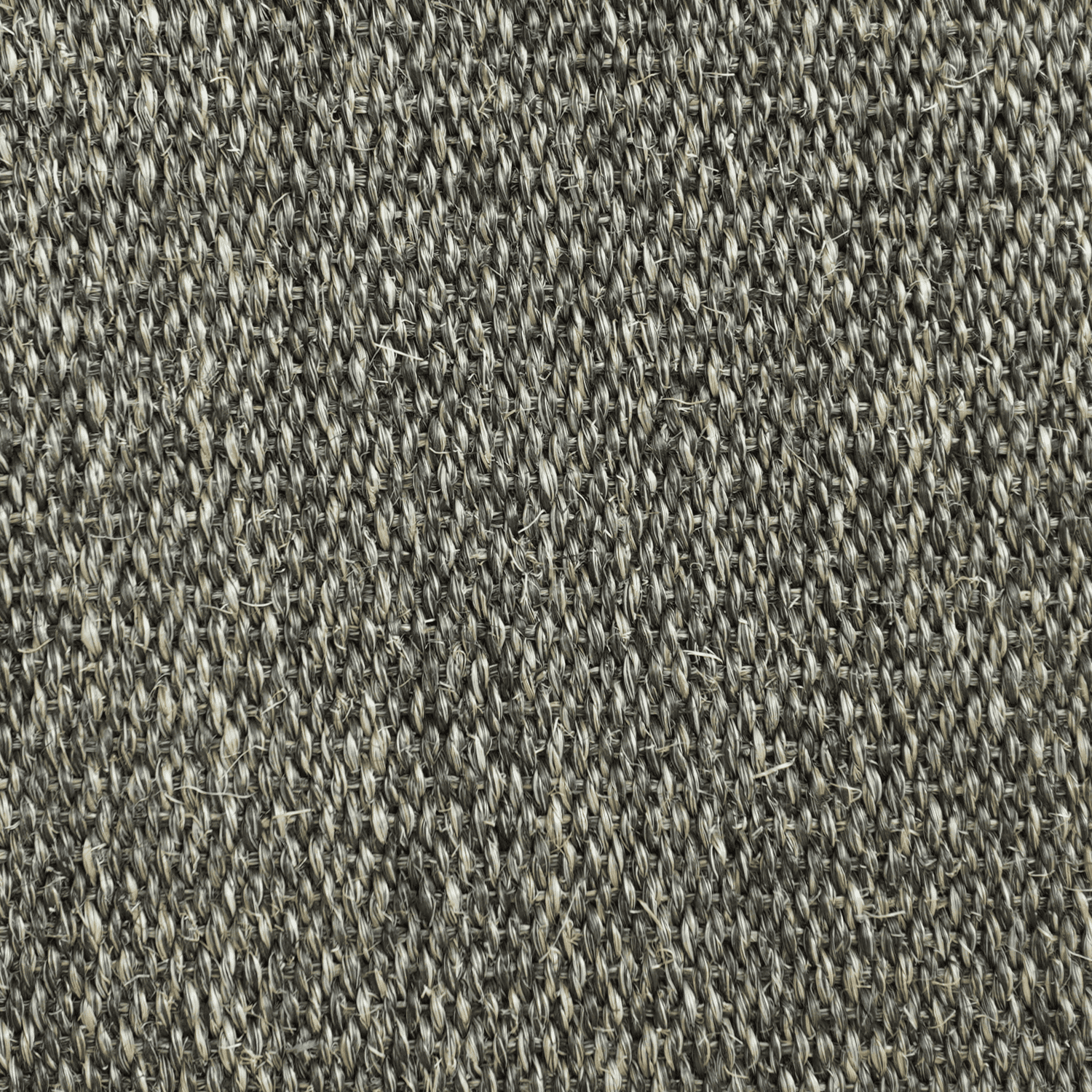 Charcoal/Black/Dark Grey Sisal Carpet and Stair Runner Flat Weave