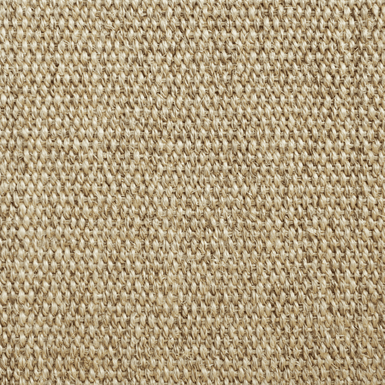 Beige/Light Brown Sisal Carpet and Stair Runner Flat Weave
