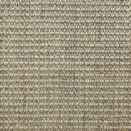 White Sisal Carpet and Stair Runner Loop Weave